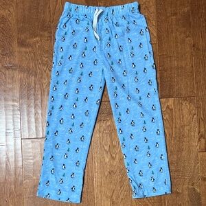 Unisex Kids Vineyard Vines Penguins and Whales Pajama Pants - 7 - Not Fleece!